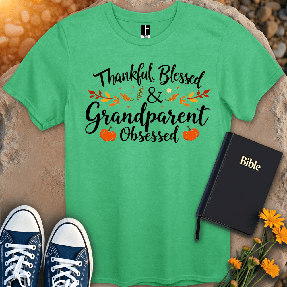 T-Shirt S / Heather Irish Green ThankfulGrandparents T-Shirt
