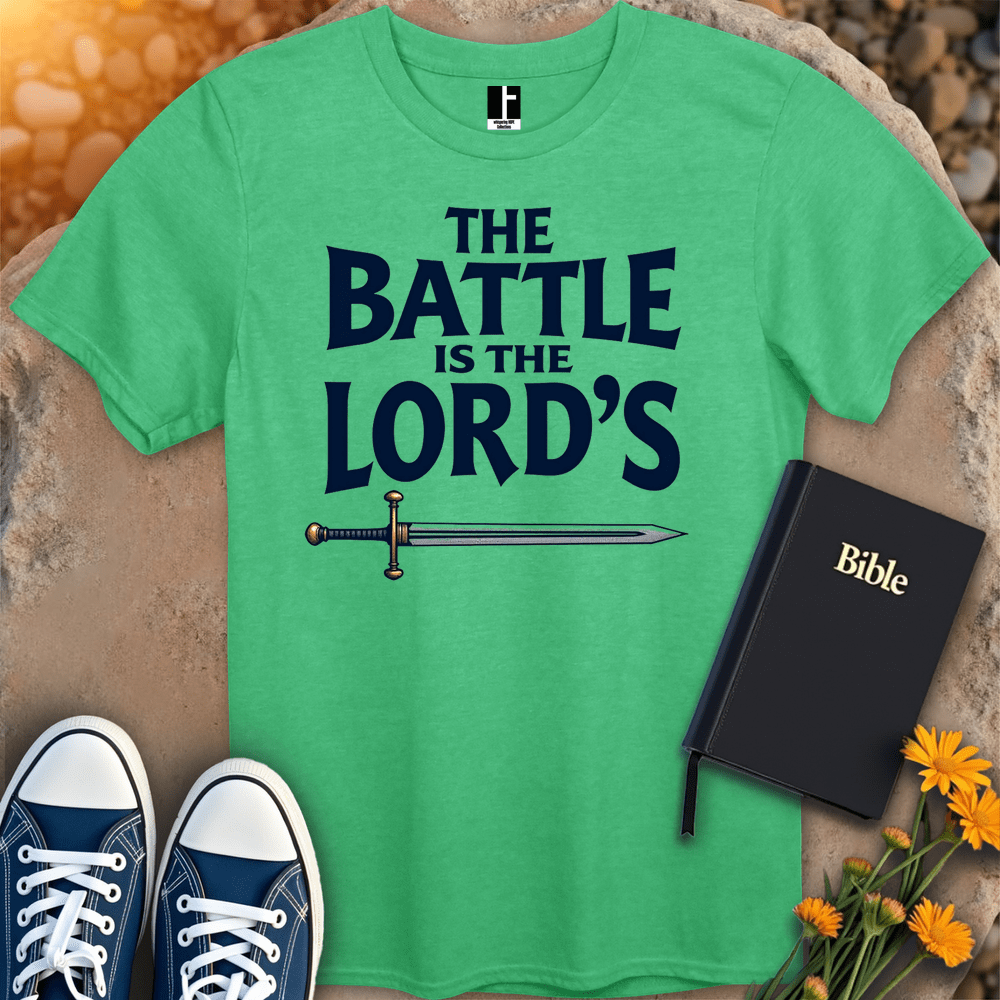 T-Shirt S / Heather Irish Green TheBattleIsTheLords T-Shirt