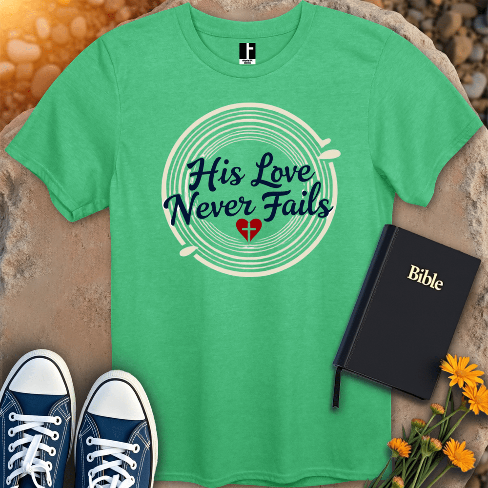 T-Shirt S / Heather Irish Green UnfailingLove T-Shirt
