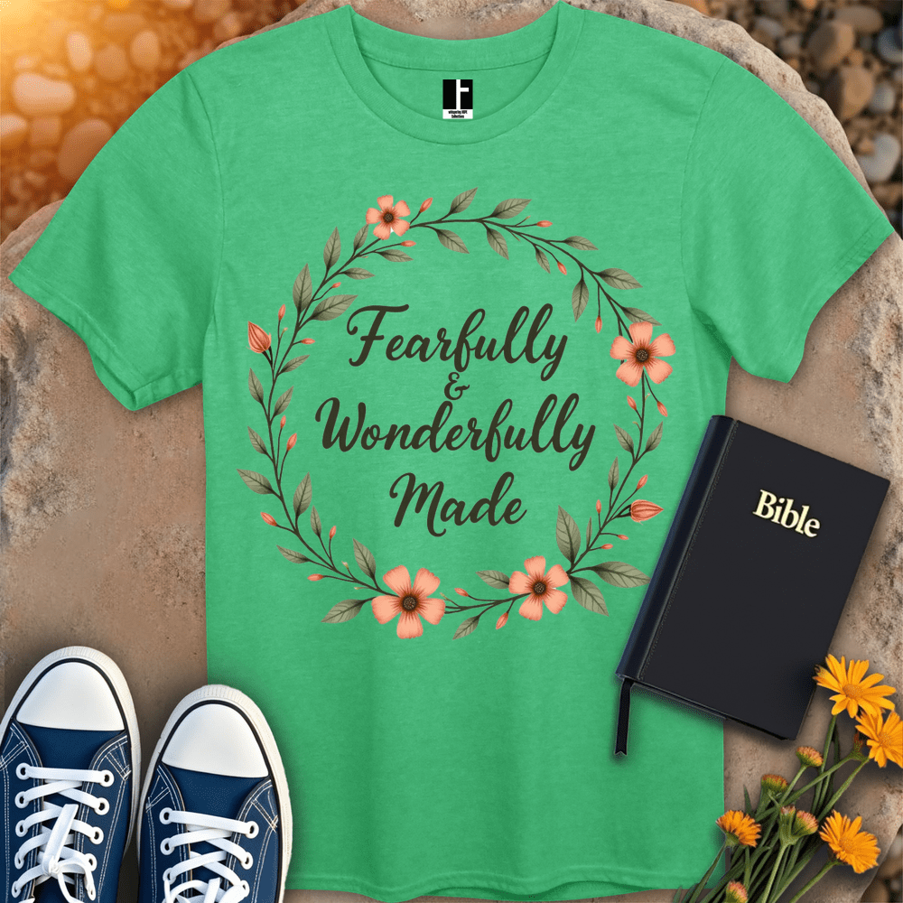 T-Shirt S / Heather Irish Green WonderfullyMade T-Shirt