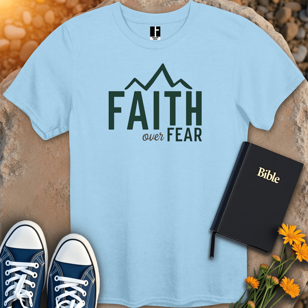 T-Shirt S / Light Blue FaithOverFear T-Shirt