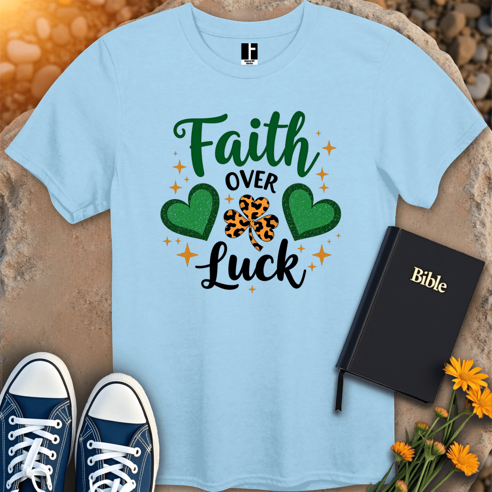 T-Shirt S / Light Blue FaithOverLuck T-Shirt