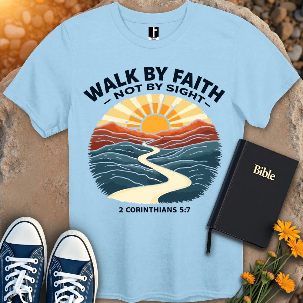 T-Shirt S / Light Blue FaithWalk T-Shirt
