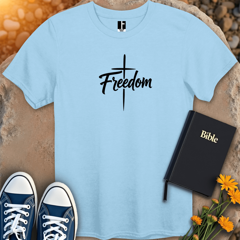 T-Shirt S / Light Blue FreedomCross T-Shirt