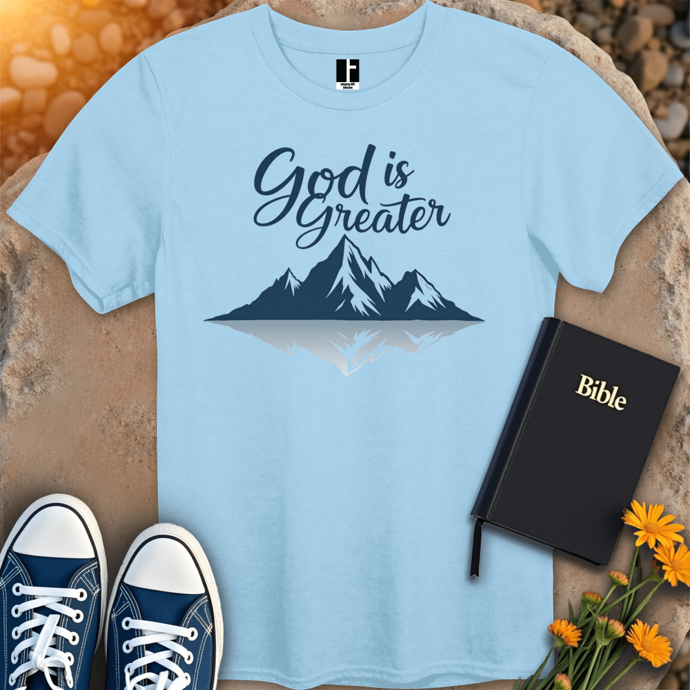 T-Shirt S / Light Blue GodIsGreater T-Shirt