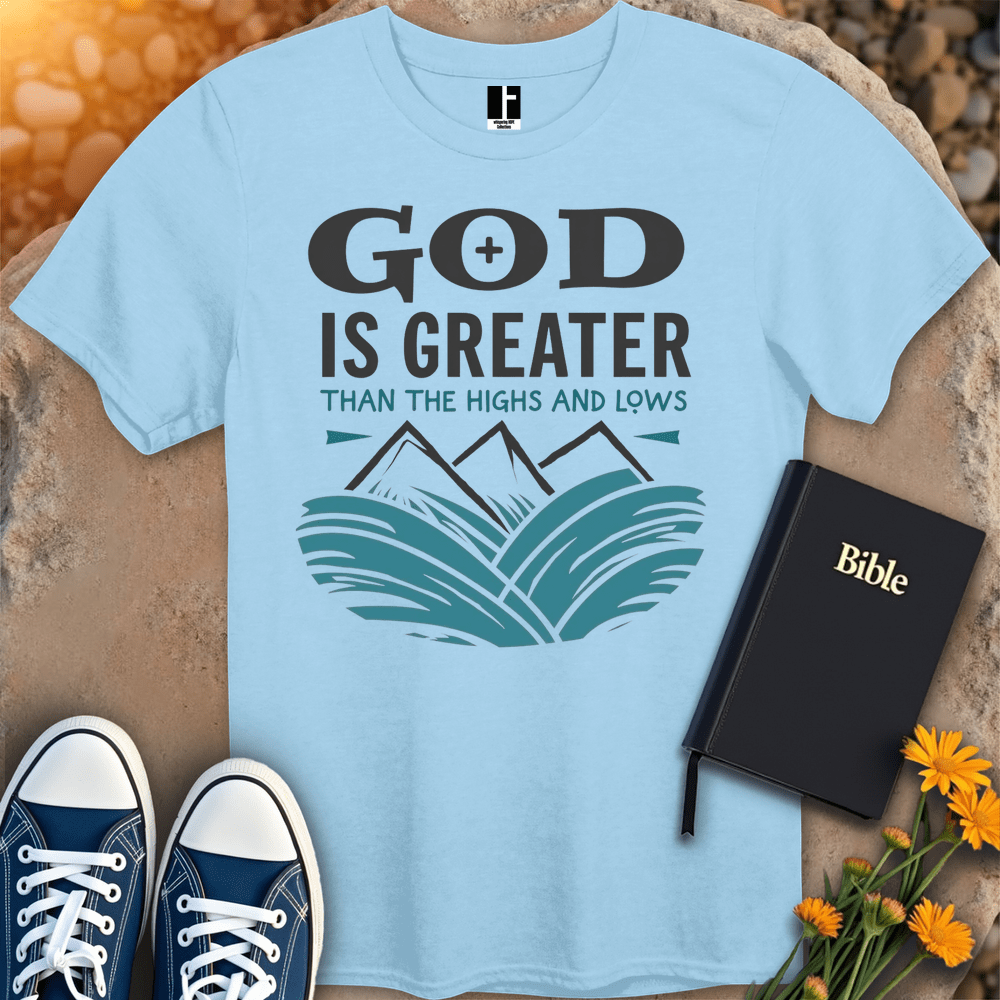 T-Shirt S / Light Blue GodIsGreater T-Shirt