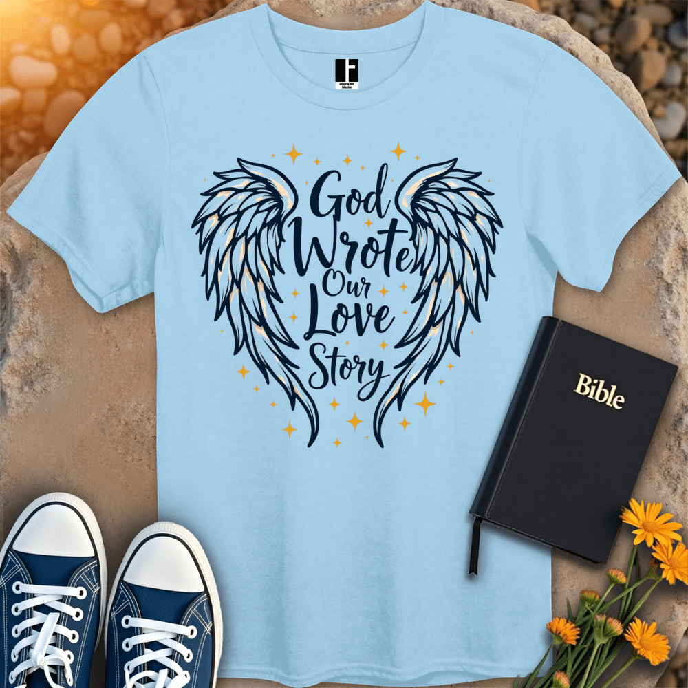 T-Shirt S / Light Blue GodsLoveStory T-Shirt