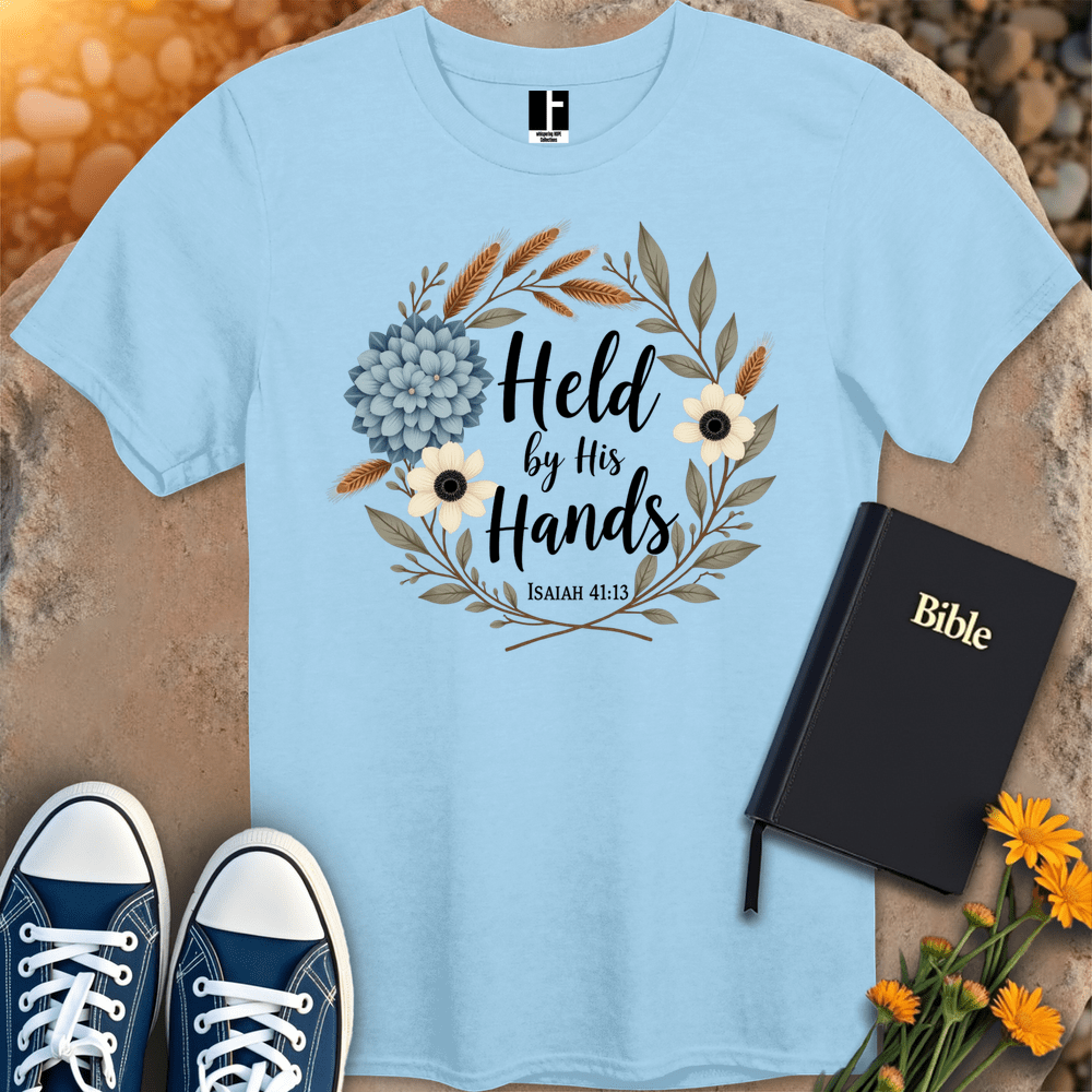 T-Shirt S / Light Blue HeldByHisHands T-Shirt