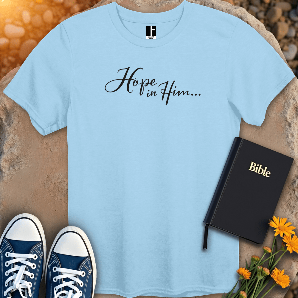 T-Shirt S / Light Blue HopeInHim T-Shirt