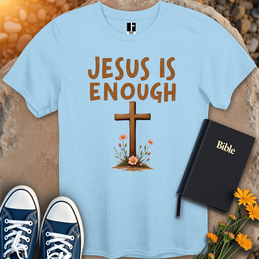 T-Shirt S / Light Blue JesusEnough T-Shirt
