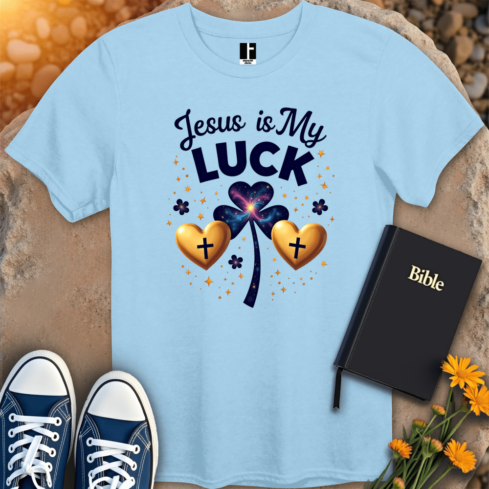 T-Shirt S / Light Blue JesusMyLuck T-Shirt