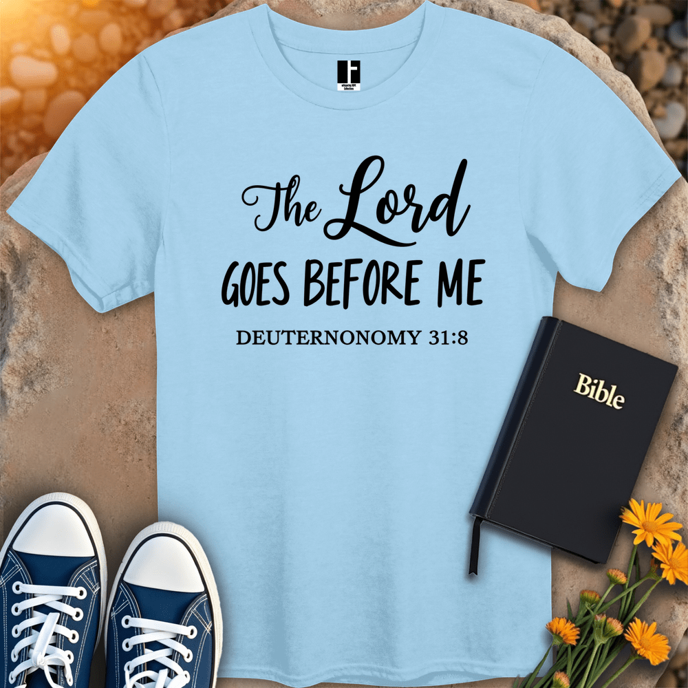 T-Shirt S / Light Blue LordGoesBeforeT-Shirt