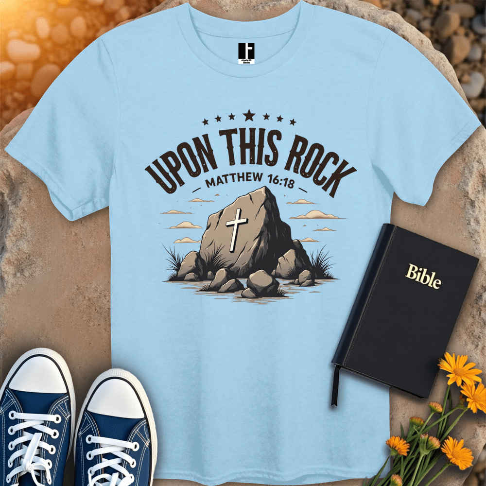 T-Shirt S / Light Blue RockOfFaith T-Shirt