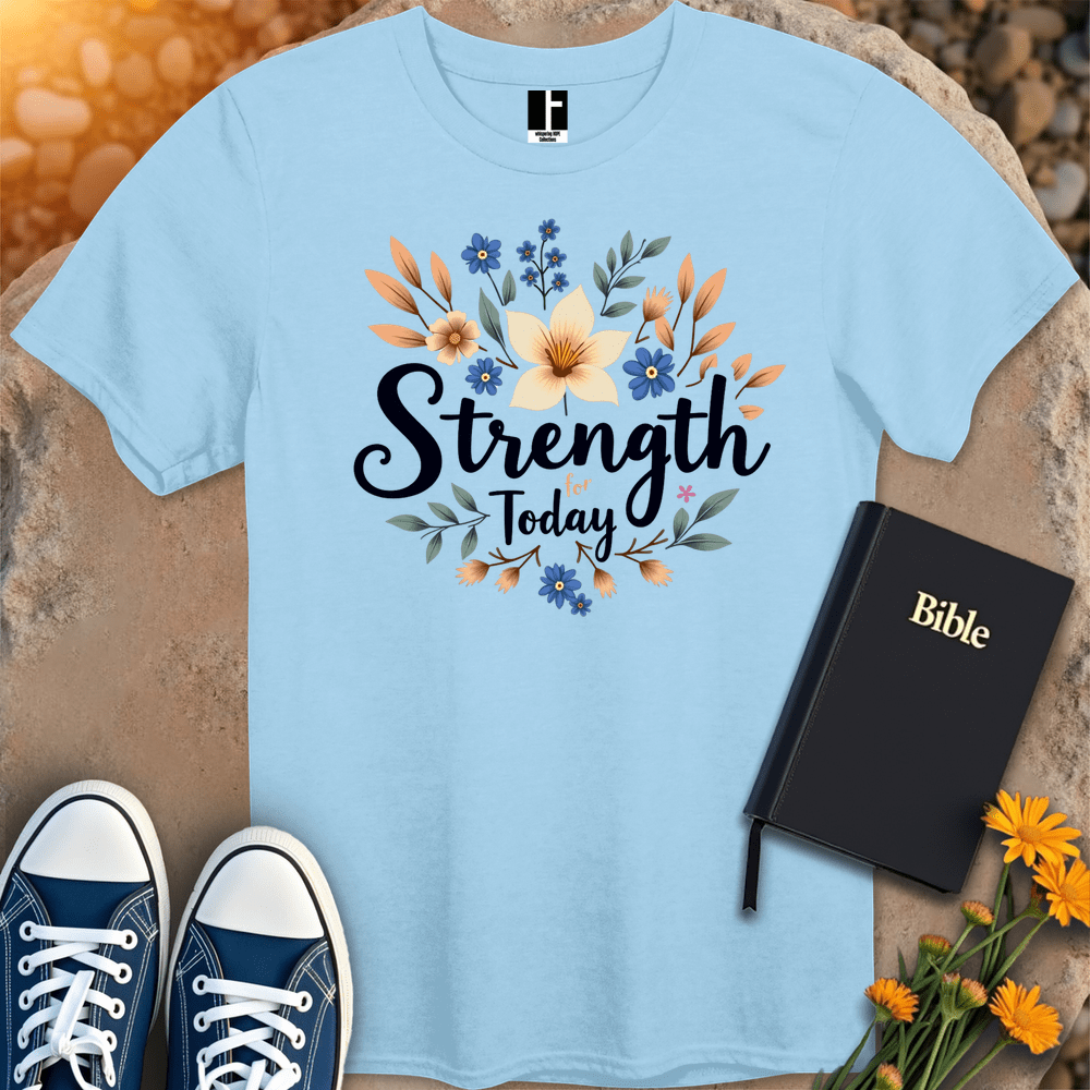 T-Shirt S / Light Blue StrengthForToday T-Shirt