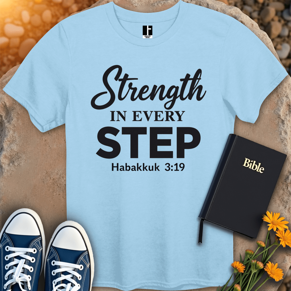 T-Shirt S / Light Blue StrengthStepT-Shirt