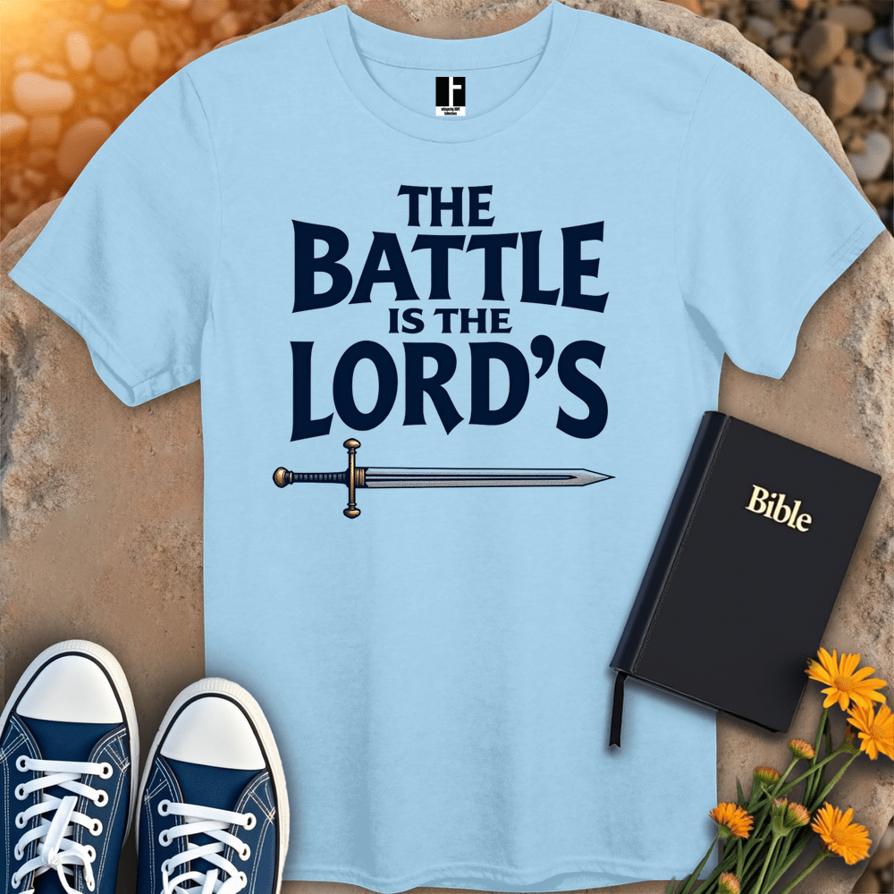 T-Shirt S / Light Blue TheBattleIsTheLords T-Shirt