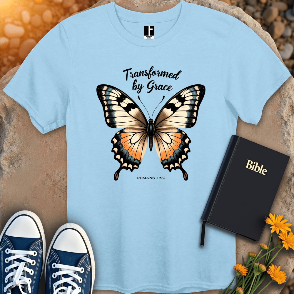 T-Shirt S / Light Blue TransformedByGrace T-Shirt