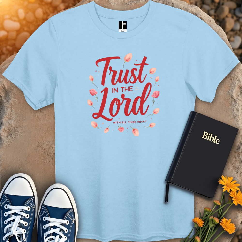 T-Shirt S / Light Blue TrustInTheLordT-Shirt