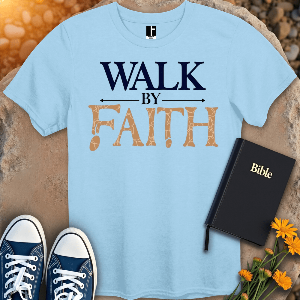 T-Shirt S / Light Blue WalkByFaith T-Shirt