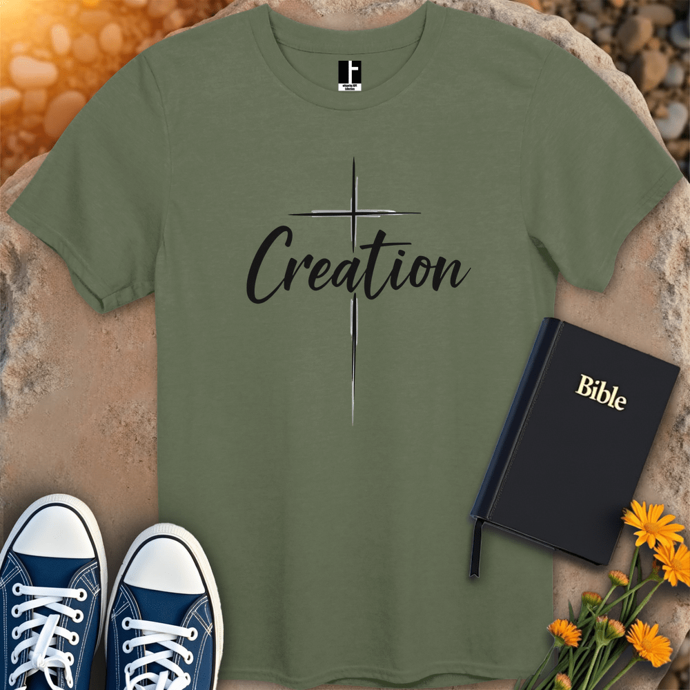 T-Shirt S / Military Green CreationCross T-Shirt