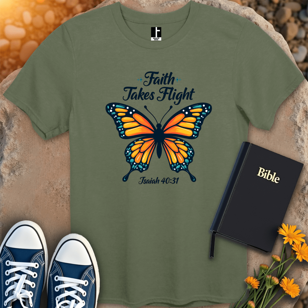 T-Shirt S / Military Green FaithFlies T-Shirt