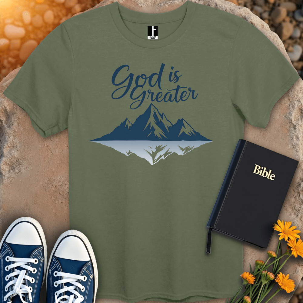 T-Shirt S / Military Green GodIsGreater T-Shirt