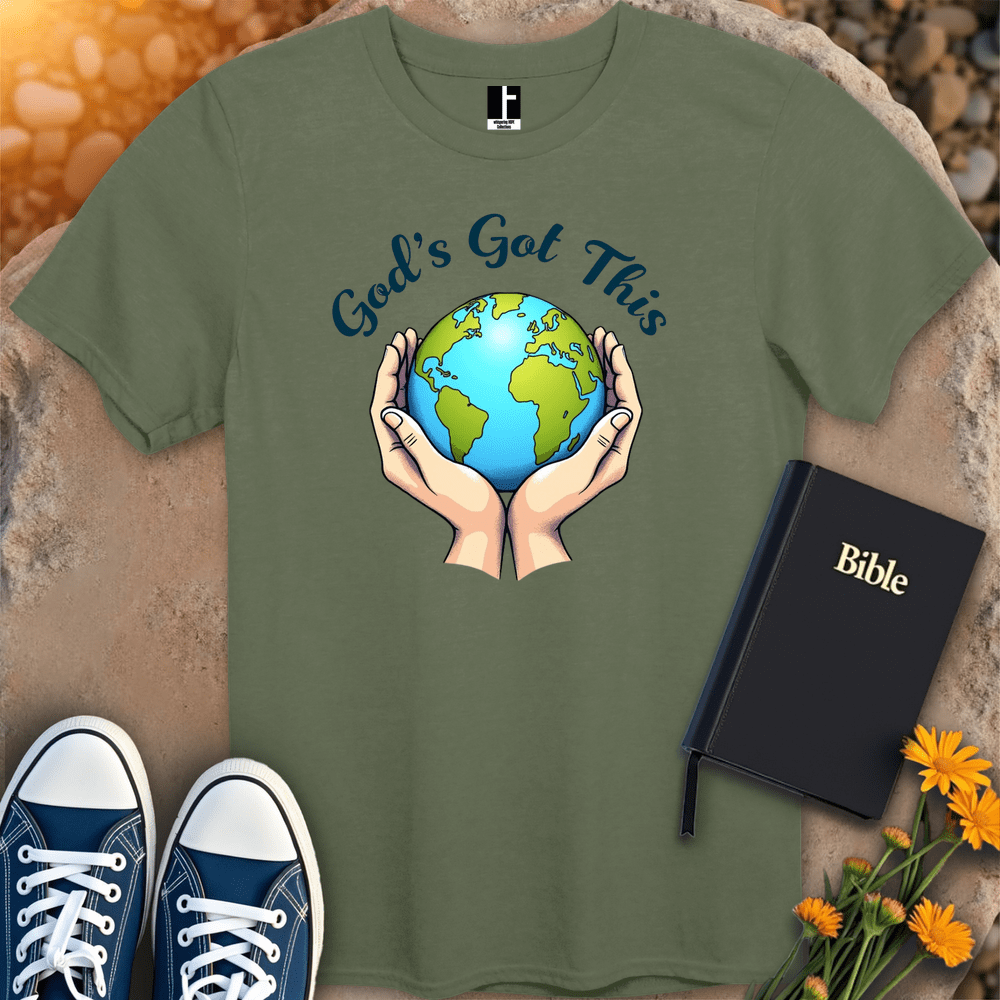 T-Shirt S / Military Green GodsGotThis T-Shirt