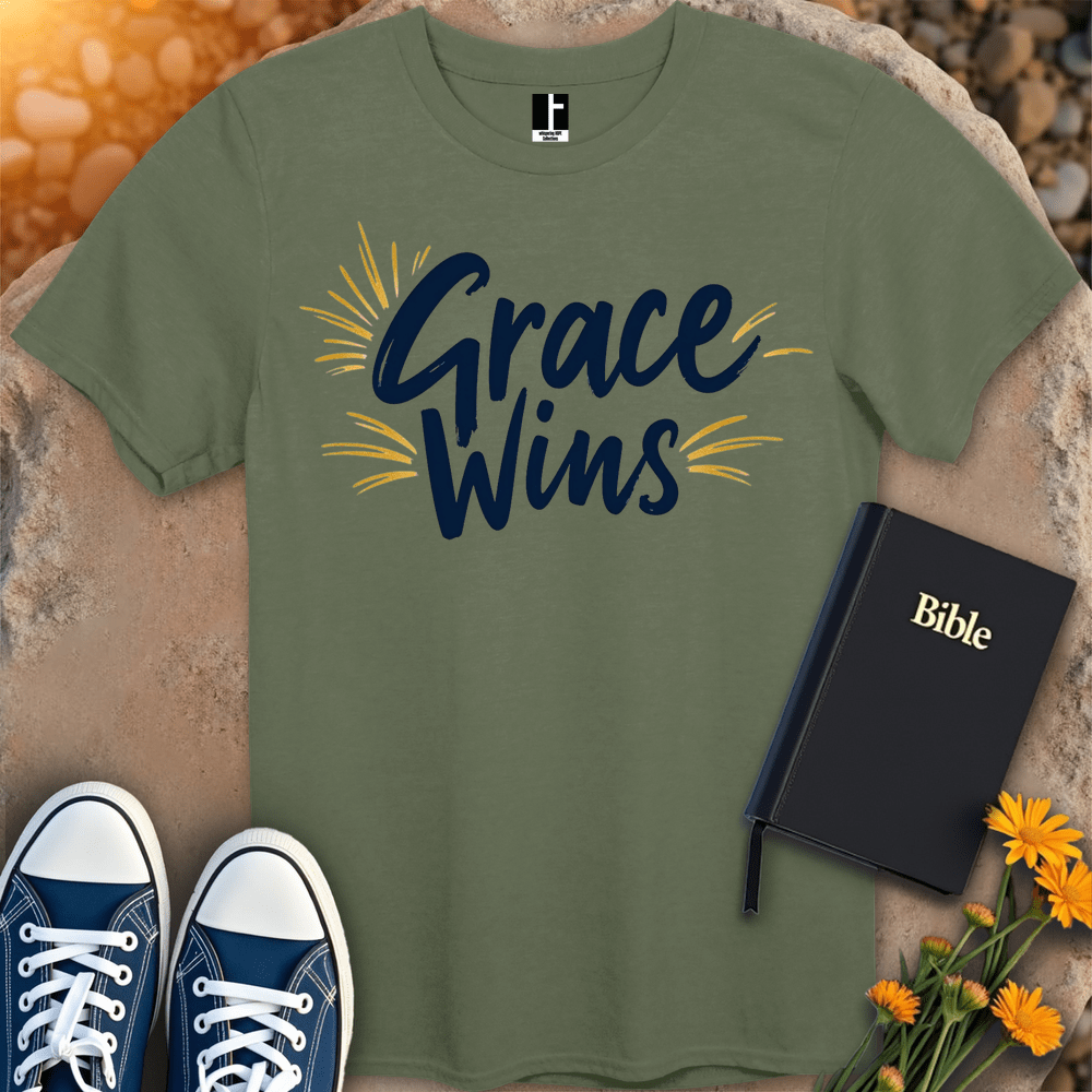 T-Shirt S / Military Green GraceWins T-Shirt