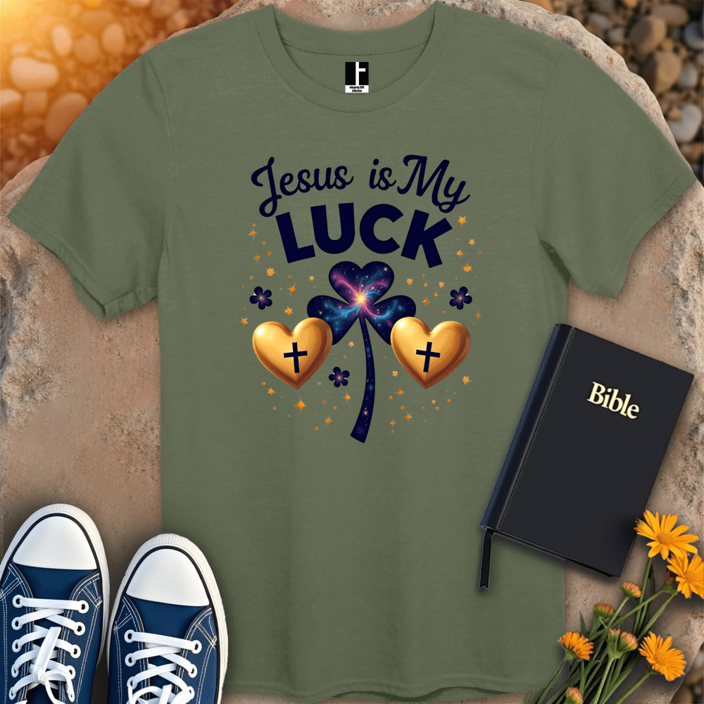 T-Shirt S / Military Green JesusMyLuck T-Shirt