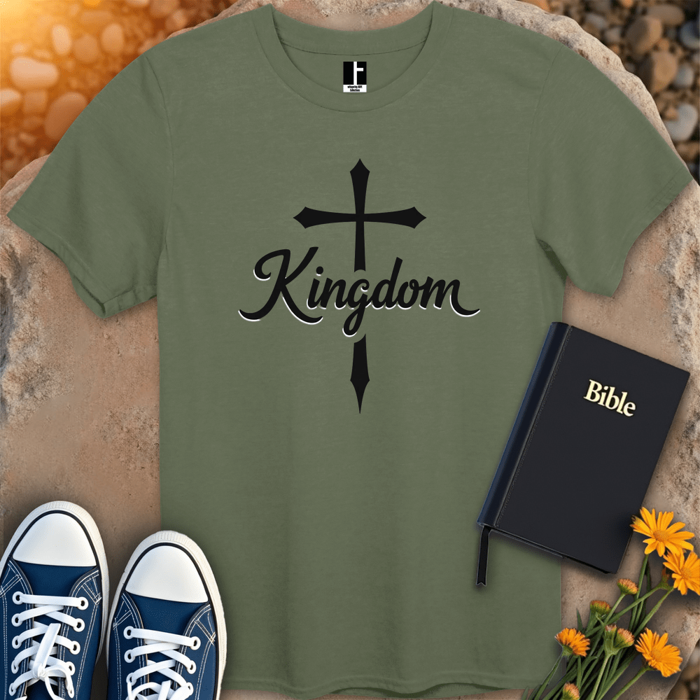 T-Shirt S / Military Green KingdomCross T-Shirt