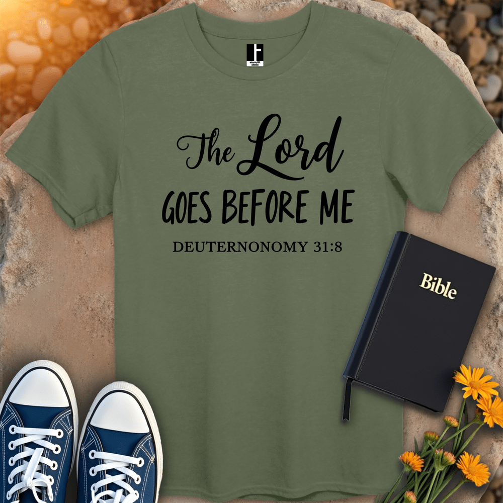 T-Shirt S / Military Green LordGoesBeforeT-Shirt