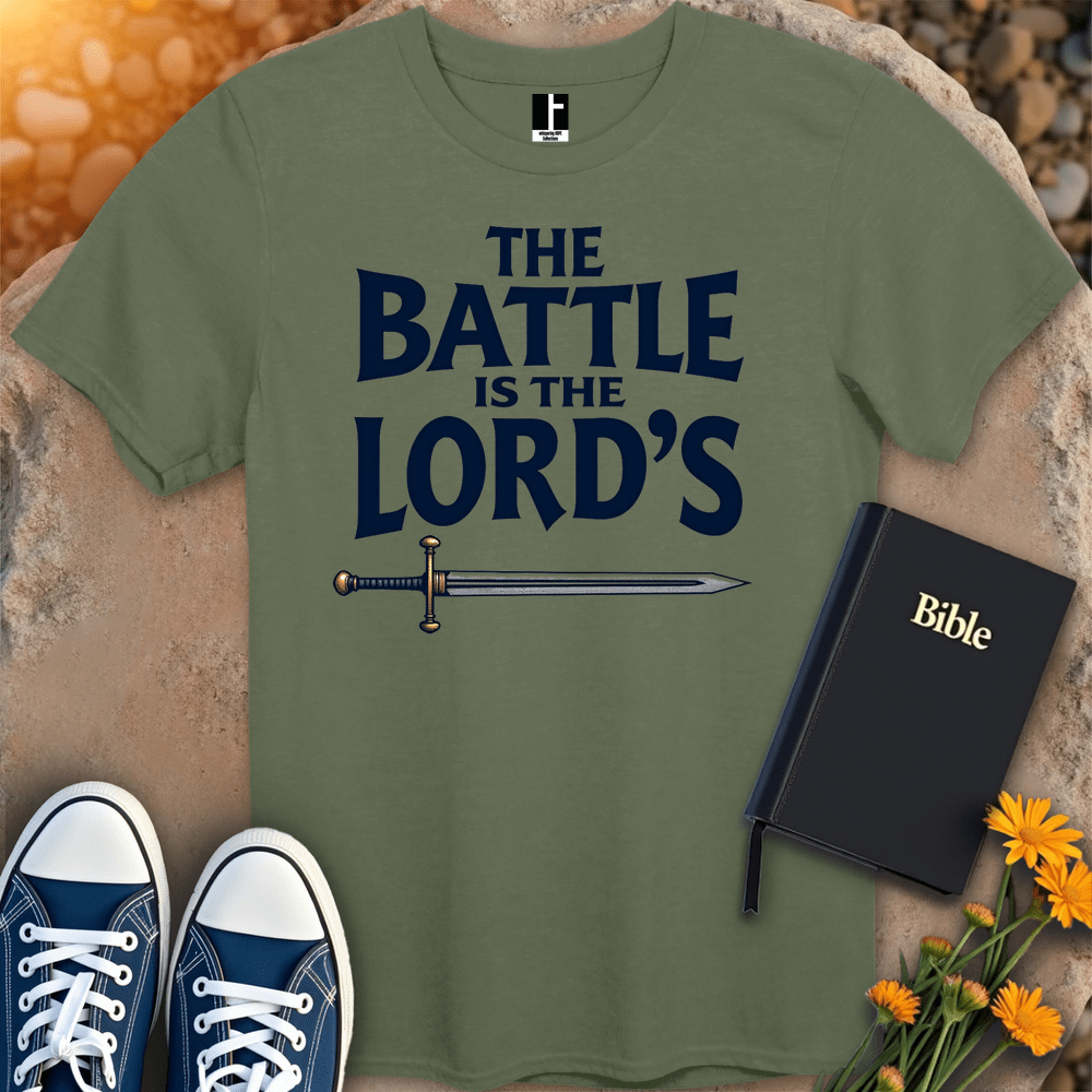 T-Shirt S / Military Green TheBattleIsTheLords T-Shirt
