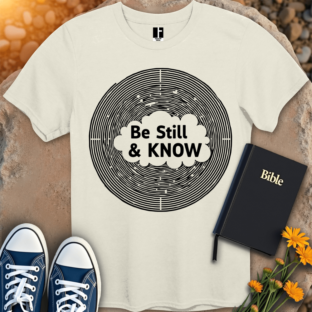 T-Shirt S / Natural BeStillAndKnow T-Shirt