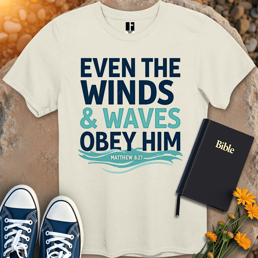 T-Shirt S / Natural EvenTheWindsWaves T-Shirt