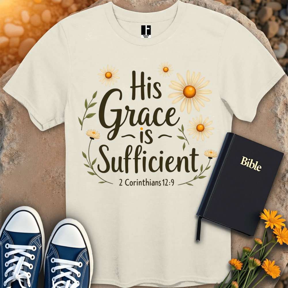 T-Shirt S / Natural GraceSufficient T-Shirt