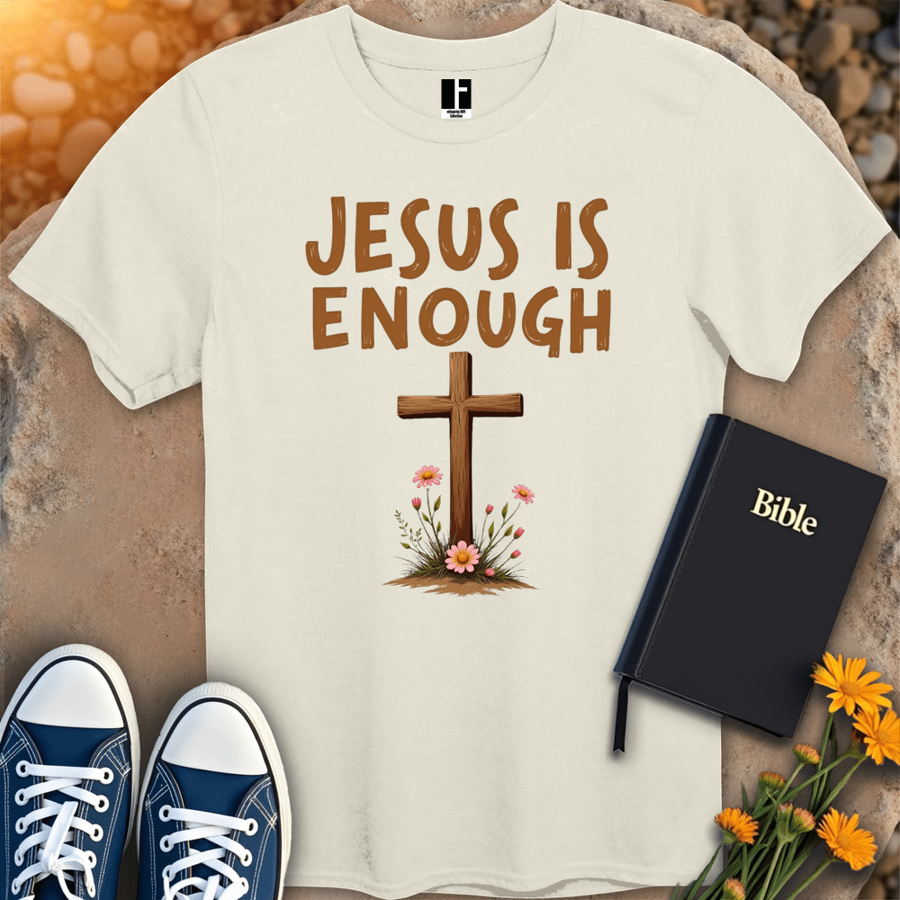 T-Shirt S / Natural JesusEnough T-Shirt