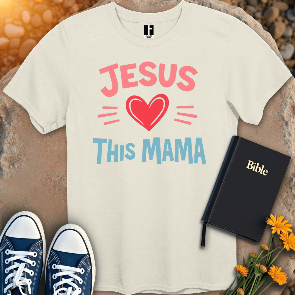 T-Shirt S / Natural JesusThisMama T-Shirt