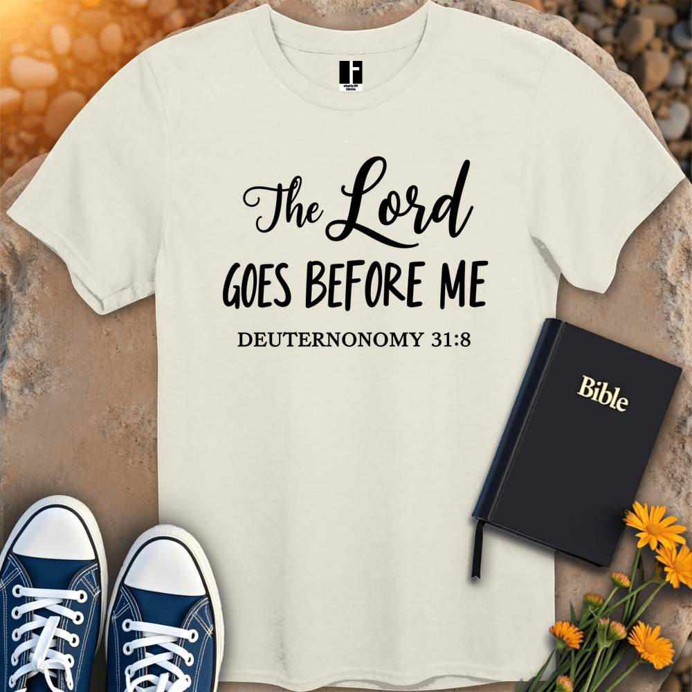 T-Shirt S / Natural LordGoesBeforeT-Shirt