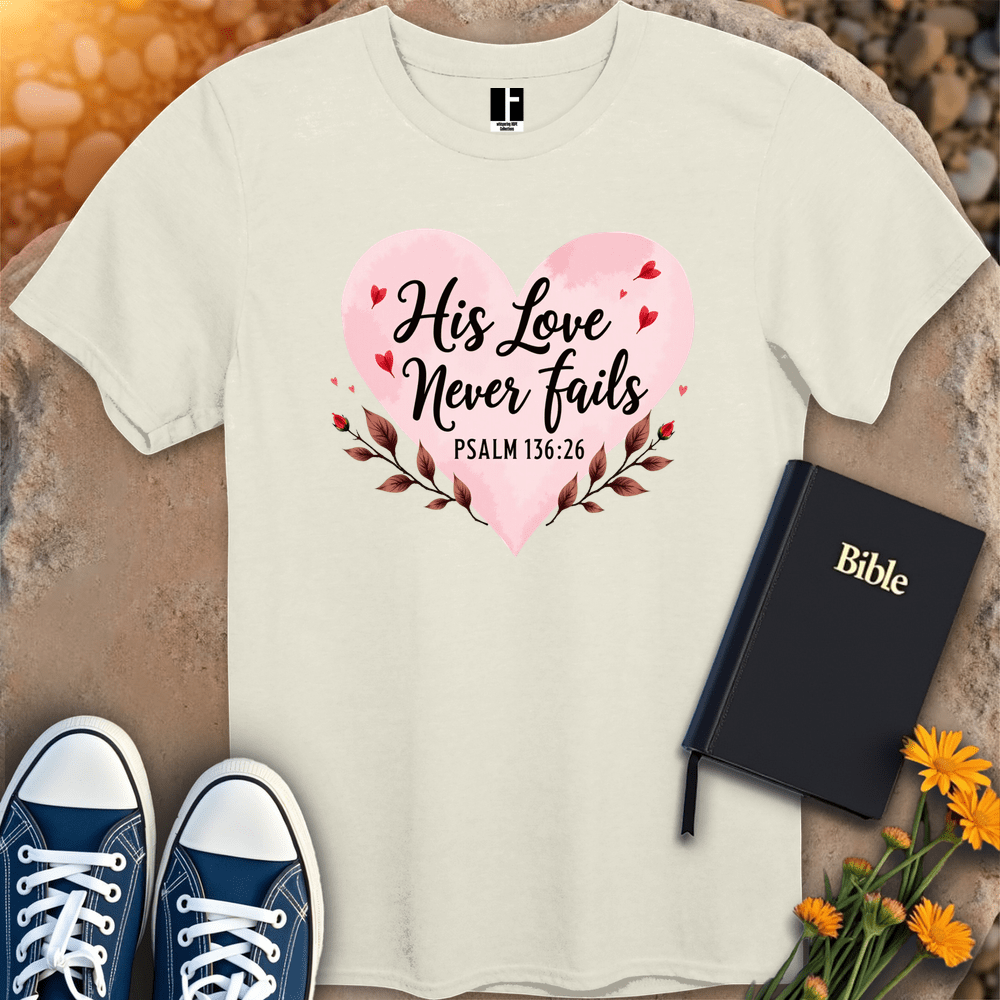 T-Shirt S / Natural LoveNeverFailsT-Shirt