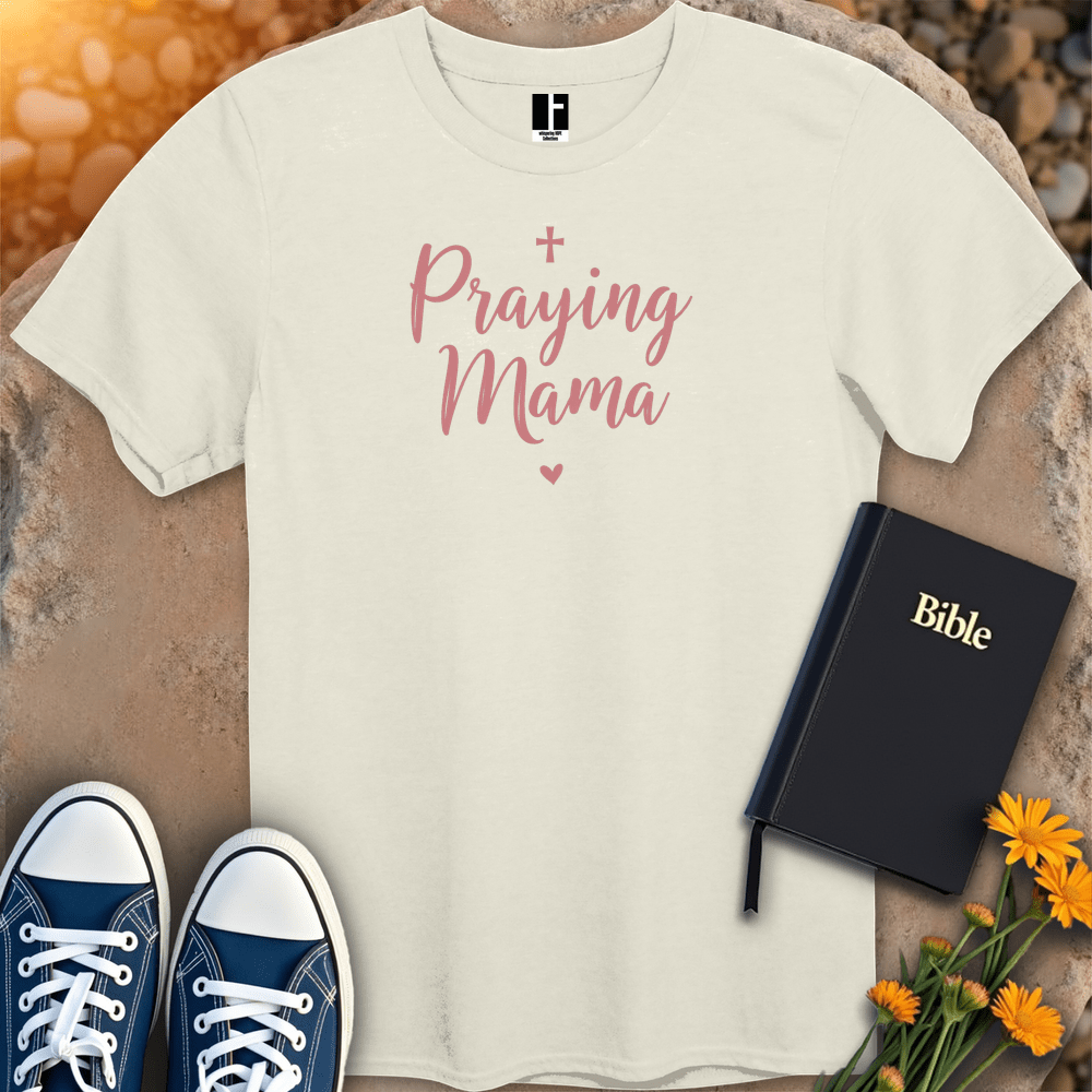 T-Shirt S / Natural PrayingMama T-Shirt