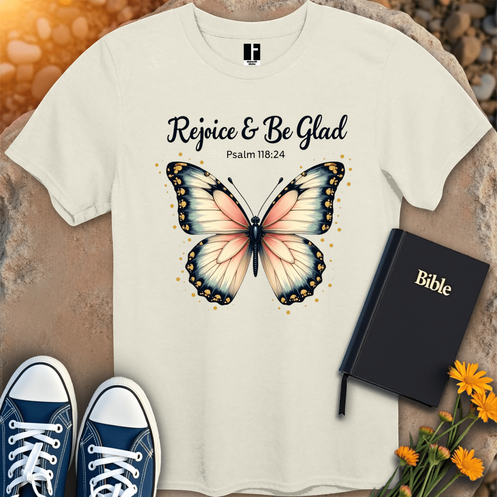 T-Shirt S / Natural RejoiceToday T-Shirt