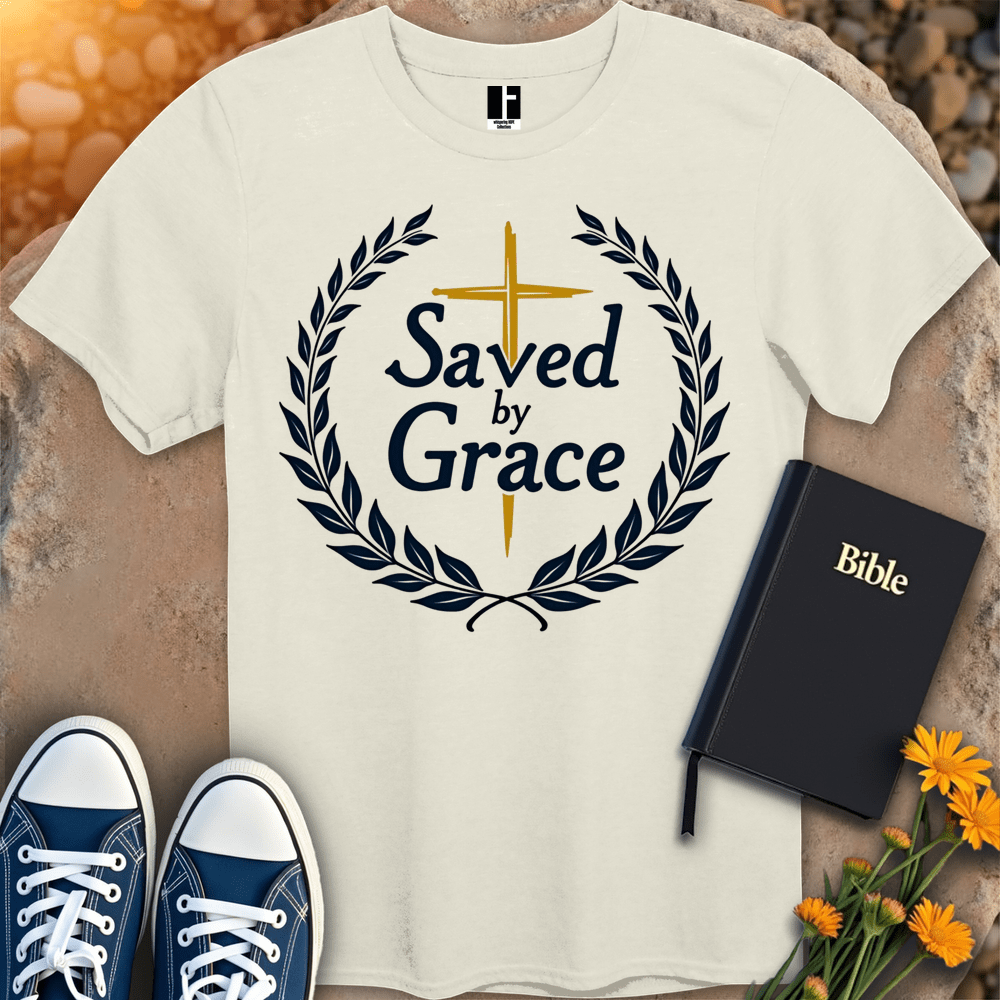 T-Shirt S / Natural SavedByGrace T-Shirt