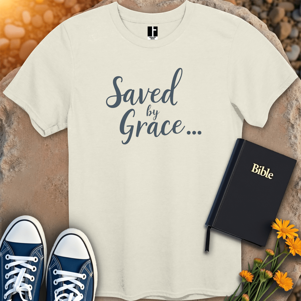T-Shirt S / Natural SavedByGrace T-Shirt