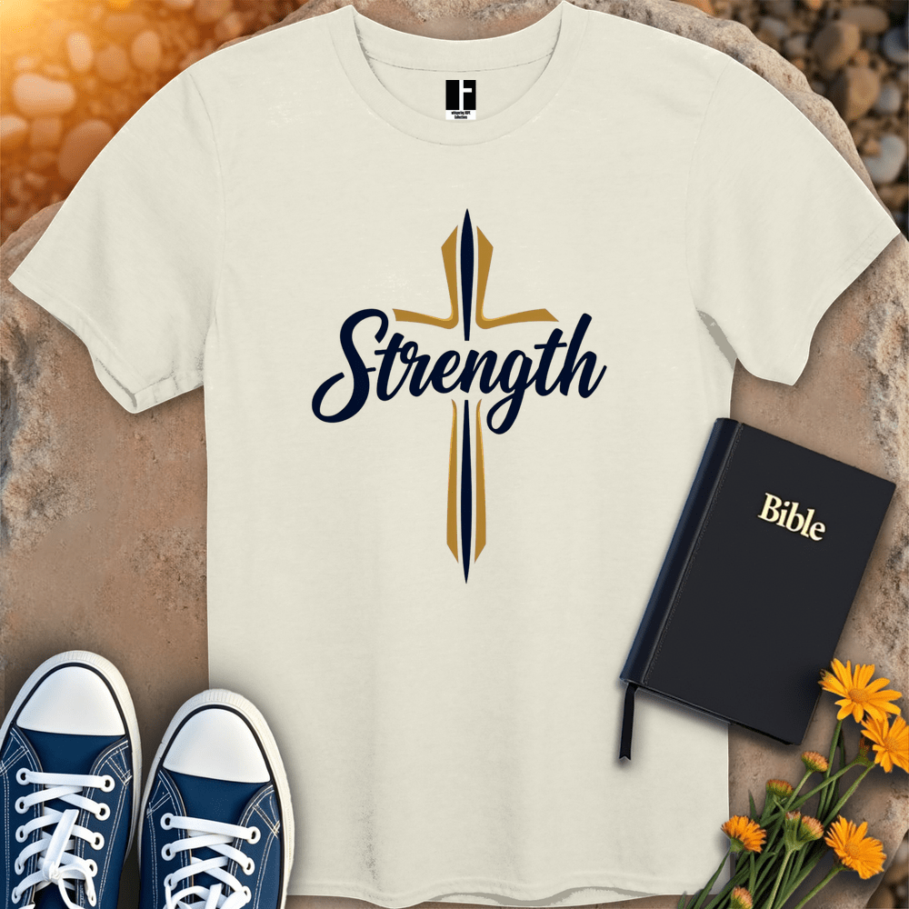 T-Shirt S / Natural StrengthCross T-Shirt