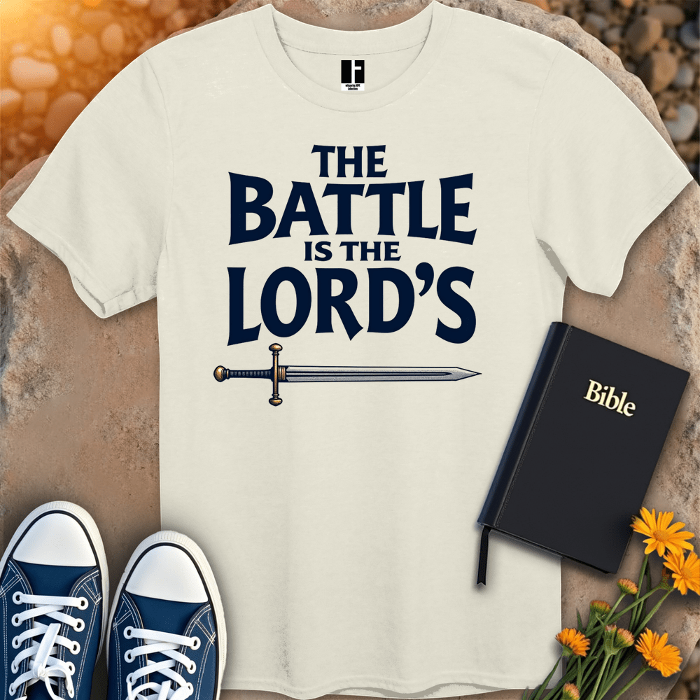 T-Shirt S / Natural TheBattleIsTheLords T-Shirt