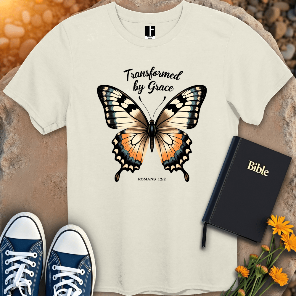 T-Shirt S / Natural TransformedByGrace T-Shirt