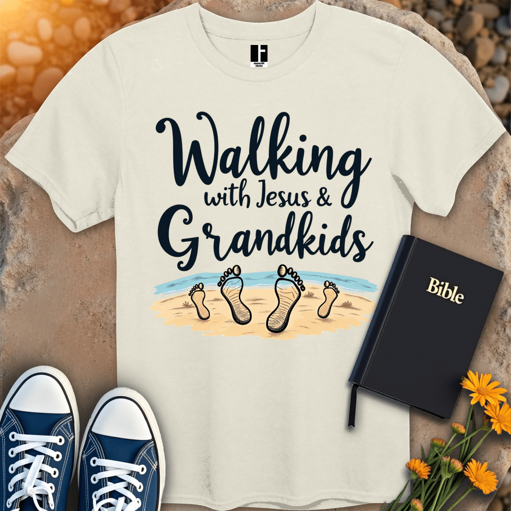 T-Shirt S / Natural WalkWithJesus T-Shirt