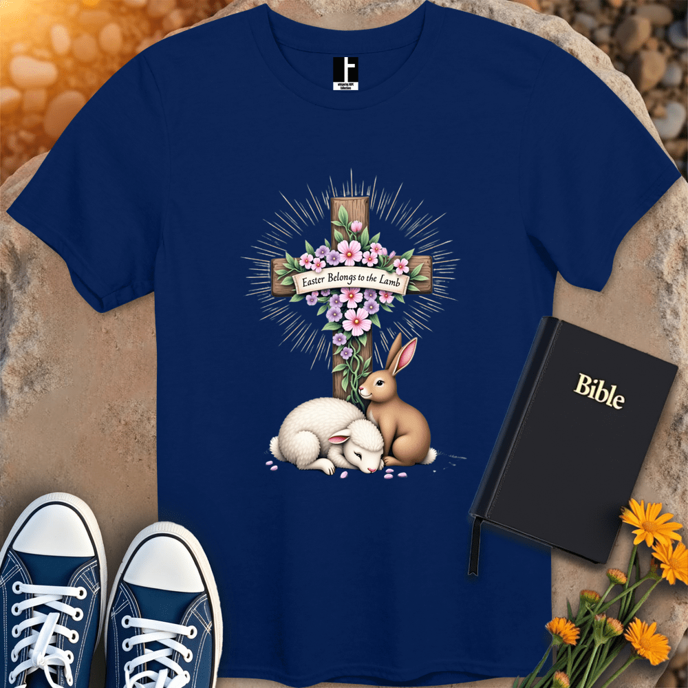 T-Shirt S / Navy EasterBelongsTotheLamb T-Shirt