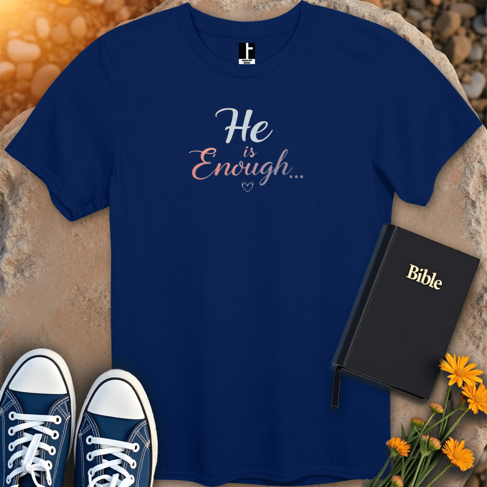 T-Shirt S / Navy HeIsEnough T-Shirt