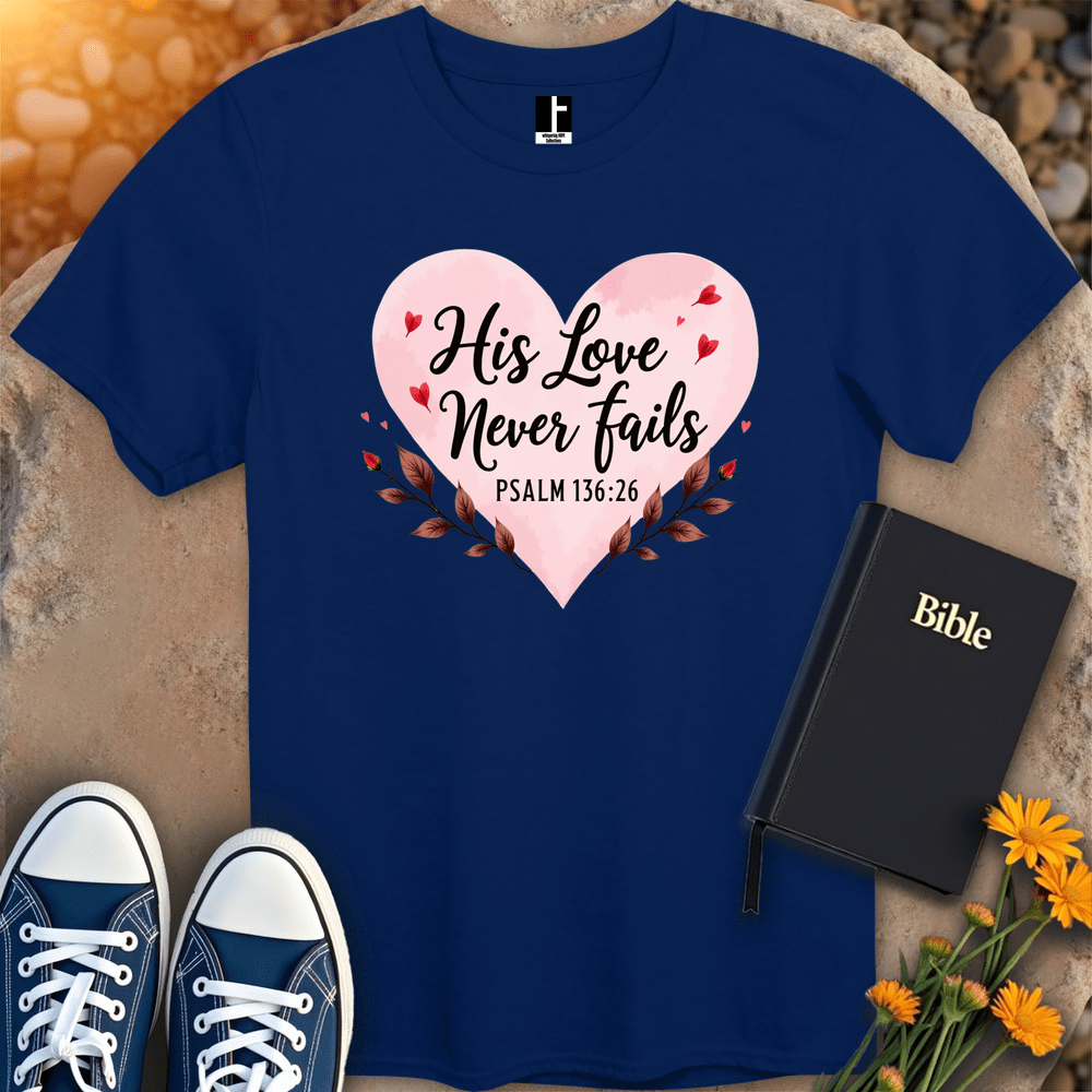 T-Shirt S / Navy LoveNeverFailsT-Shirt